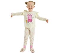 Pijama de Peppa Pig con volantes para niñas, Peppa Pig - Volantes, 2-3 Años