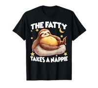 Pijama de Perezoso el Perezoso Gordo Toma una Siesta Camiseta