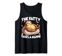 Pijama de Perezoso el Perezoso Gordo Toma una Siesta Camiseta sin Mangas
