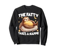 Pijama de Perezoso el Perezoso Gordo Toma una Siesta Sudadera