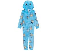 Pijama de Pokémon para niños y niñas, todo en uno, con capucha 3D, pijama de forro polar con cremallera, 7-8 años