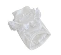 Pijama de primavera y otoño para perro, ropa de chihuahua, yorkshire terrier, pomerania, shih tzu, perrito maltés, ropa para perros pequeños (blanco, M)