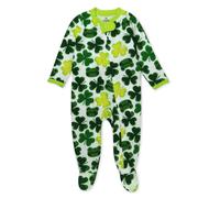 Pijama de una pieza con pies HonestBaby Baby Celebration Sleep & Play, 100 % algod n org nico, Froggy Fortune