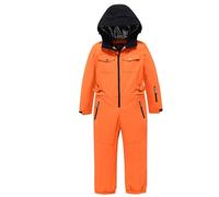 Pijama de una pieza para niño, traje de esquí aislante, para todas las estaciones, ideal para esquí y actividades de invierno al aire libre. Mono suave y cálido para niños. (Naranja, 7-8 años)