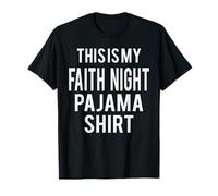 Pijama Divertido con Texto en inglés This Is My Faith Night Camiseta