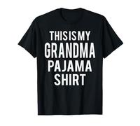 Pijama Divertido con Texto en inglés This Is My Grandma Camiseta