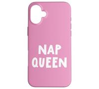 Pijama Divertido para Dormir con Reina para Dormir y Dormir Carcasa para iPhone 16 Plus