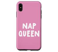 Pijama Divertido para Dormir con Reina para Dormir y Dormir Carcasa para iPhone XS MAX