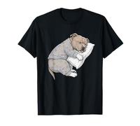 Pijama divertido Sleepy Staffordshire Bull Terrier para adultos y niños Camiseta