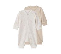 Pijama entero para bebé pack 2 - Beige . Talla Blanco#Tallas:74/80 (6-12 meses)