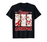 Pijama Familiar a Juego con Texto en inglés Merry Christmas Camiseta