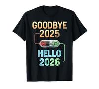 Pijama Familiar a Juego Goodbye 2025 Hello 2026 Camiseta