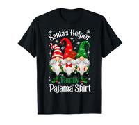 Pijama Familiar de ayudante de Papá Noel: Pijama de gnomos Camiseta