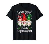 Pijama Familiar de ayudante de Papá Noel: Pijama de gnomos Camiseta