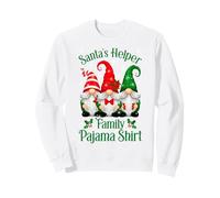 Pijama Familiar de ayudante de Papá Noel: Pijama de gnomos Sudadera