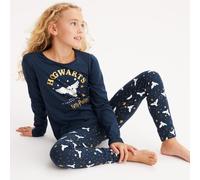 Pijama Harry Potter con estampado de Hedwige Niña Talla 138 cm (10 años). Color Azul