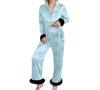 Pijama Hombre Y Mujer Franela En Señora Originales Rebajas Femeninos Hospital Estampado Geriátricos Bebe Organico Cerditos Soft Oveja Joven Coquetas Hermosas Nordicos Finos Interior