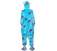 Pijama Kigurumi - Confeccionado en una pieza - Ideal incluso como disfraz de animal para carnaval, Halloween, fiestas cosplay, suave y cómodo de usar Sullivan Medium