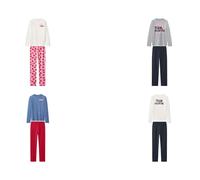 Pijama largo infantil - Blanco . Talla Rosa#Tallas:134/140 (8-10 años)