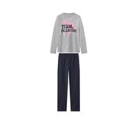 Pijama largo infantil - Azul . Talla Gris#Tallas:146/152 (10-12 años)