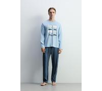 Pijama largo Snoopy Peanuts™ AZUL XS