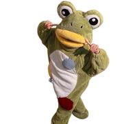 Pijama Monos Cosplay Traje con Goofy mono de monstruo 2026tonto de monstruo para cuerpo completo con capucha ropa de descanso de Capucha de Ropa Dormir una Pieza para el Salón Fiesta al (Green, S)