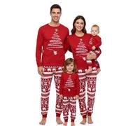 Pijama Navidad Familia Divertido - Pijamas De Navidad para La Familia Invierno Pijama Natal Pareja Elegante Pijamas De Navideños para Hombre Mujer