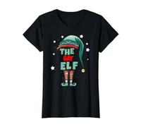 Pijama navideño de Elfo Gay - Grupo Familiar a Juego Gay Camiseta gráfica económica, Mujer, Negro, L