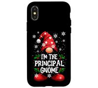 Pijama navideño Festivo I'm The Principal GNOME Carcasa para iPhone X/XS
