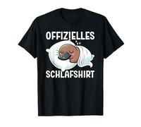 Pijama oficial con diseño de animales ornitorrinco Camiseta