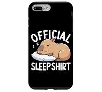 Pijama Oficial de Sleepshirt Capybara Lazy Animals Carcasa para iPhone 7 Plus/8 Plus