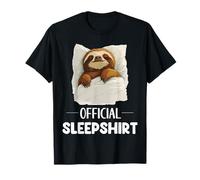 Pijama oficial de Sleepshirt para amantes de los animales de perezoso durmiendo Camiseta