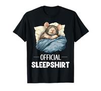Pijama oficial de Sleepshirt para amantes de los animales de ratas durmientes Camiseta