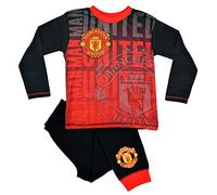 Pijama Oficial del Manchester United FC para niños | Pijama de Noche del Club de fútbol para niños - 9-10 Años: 140cm