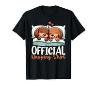 Pijama oficial para amantes de los perros salchicha Camiseta