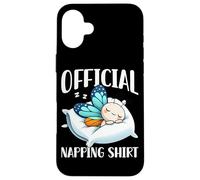 Pijama Oficial Sleepshirt Butterfly Cozy Pijama para Dormir Carcasa para iPhone 16 Plus