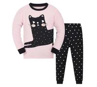 Pijama para Bebés Pequeños Niños Infantil Ropa de Dormir 2 Piezas con Botones Manga Corta y Pantalones Cortos Primavera, Verano Clásicos Lounwear Conjunto
