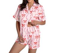 Pijama para Mujer Adulta Pijama Familia Camisa Originales Rojos Delante Cortos Halloween Gorditas Chicos 1 Ventana Enteriza Onesie Reflectante Anime Duo Altas Durazno Tipos