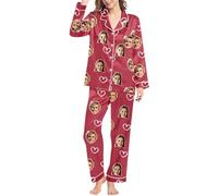 Pijama para Mujer Sets de Dormir y Casa con Manga Larga y Estilo Personalizado para Usar en - Confort y Estampa Elegante para Temporadas Frías Tacto Que Te Acompaña