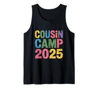 Pijama para niños y niñas a juego para primos Camp 2025 Camiseta sin Mangas