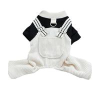 Pijama para perro, chaqueta para perro, mono para cachorros, mono elegante para perros, mono de invierno cálido y suave de cuatro patas para perros pequeños, abrigos de ropa para cachorros, Cos