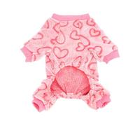 Pijama para perros de Navidad, pijama para perros de 4 patas, 1 paquete de pijamas de forro polar para cachorros, ropa de invierno cálida para mascotas, pijamas térmicos, ropa de chándal para