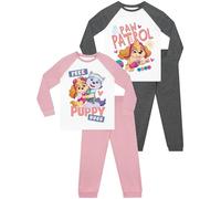 Pijama Patrulla Canina | Paquete De 2 Pijamas Niña | Pijama Skye Y Everest | Multicolor 7-8 años