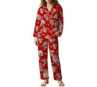 Pijama personalizado, conjunto de pijama personalizado con foto de cara, pijama unisex personalizado con foto de cara para adultos o niños, ropa de dormir regalo para familiares o amigos, Estilo 18, S