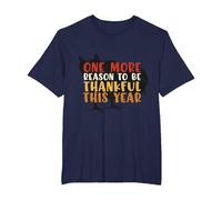 Pijama Retro con Texto en inglés Thank ful Thanksgiving Fall Family Kids Camiseta, Hombre Tallas Grandes, Azul Marino, 3X Alto