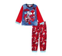 Pijama Spidey & His Amazing Friends | Conjunto de pijama largo para niños | Pijama Spiderman para niños | Producto oficial de Spidey, rosso, 3-4 Years