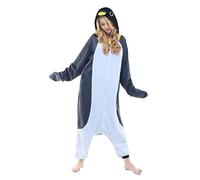 Pijama unisex estilo mono para adultos, disfraz de fiesta para mujer, cosplay, ropa de dormir, pingüino, M