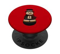 Pijamas a Juego con diseño de muñeco de Nieve para Navidad PopSockets PopGrip Adhesivo