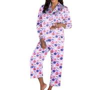 Pijamas Atrevidas Pijama Pantalon Camisolas Abuelitas Entretiempo Una Grueso Colores Satinado Escoces Pantalón Gatito Gordo Liso Rockero Afelpados Contrareembolso Usar Regalar Viejitas
