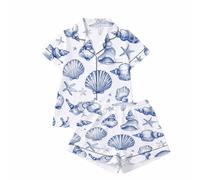 Pijamas con Botones para Mujer Invierno Camison Embarazadas Enterizos Iguales Suave Marino 4XL Transparente Corte Afelpada Cerditos Dulces 52 Santa Adultos Finas Esposos Ancianos Viejitas
